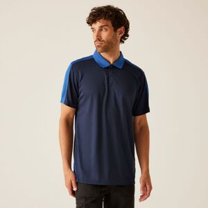 Regatta Men's Contrast Wicking Polo Shirt in Mid Navy Size: Large Mid Navy L Regatta Men's Contrast Wicking Polo Shirt in Mid Navy Size: Large Mid Navy L