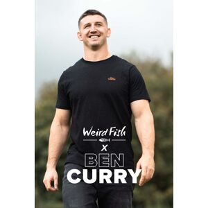 Weird Fish Men's Fished Branded T-Shirt in Black Size: 2XL Black 2XL Weird Fish Men's Fished Branded T-Shirt in Black Size: 2XL Black 2XL
