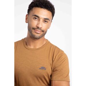 Weird Fish Men's Fished Branded T-Shirt in Brown Size: Medium Brown M Weird Fish Men's Fished Branded T-Shirt in Brown Size: Medium Brown M