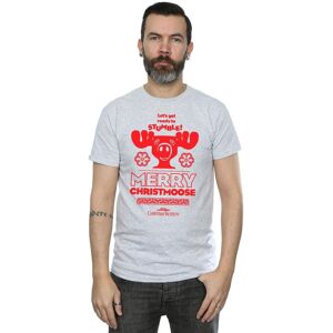 National Lampoon's Christmas Vacation Men's Merry Christmoose T-Shirt in Grey Size: Large Grey L National Lampoon's Christmas Vacation Men's Merry Christmoose T-Shirt in Grey Size: Large Grey L