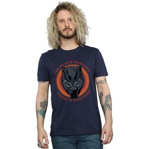 Marvel Men's Black Panther Made in Wakanda Red T-Shirt in Navy Size: 3XL Navy 3XL Marvel Men's Black Panther Made in Wakanda Red T-Shirt in Navy Size: 3XL Navy 3XL