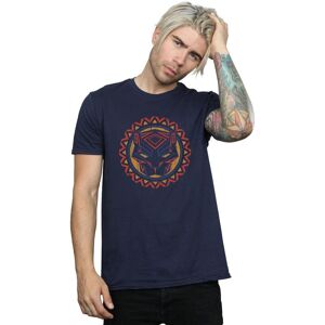 Marvel Men's Black Panther Tribal Panther Icon T-Shirt in Navy Size: XL Navy XL Marvel Men's Black Panther Tribal Panther Icon T-Shirt in Navy Size: XL Navy XL