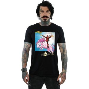 Marvel Men's Deadpool Hey You T-Shirt in Black Size: Large Black L Marvel Men's Deadpool Hey You T-Shirt in Black Size: Large Black L