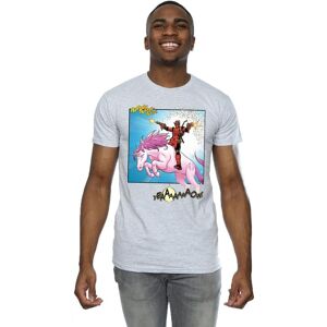 Marvel Men's Deadpool Hey You T-Shirt in Grey Size: 3XL Grey 3XL Marvel Men's Deadpool Hey You T-Shirt in Grey Size: 3XL Grey 3XL