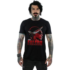 Marvel Men's Avengers Infinity War Falcon Character T-Shirt in Black Size: 3XL Black 3XL Marvel Men's Avengers Infinity War Falcon Character T-Shirt in Black Size: 3XL Black 3XL