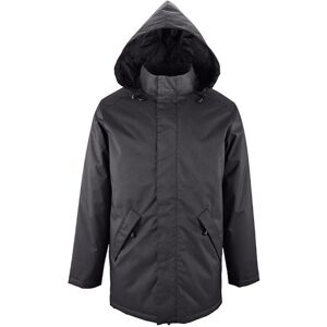 SOL'S Men's Robyn Padded Jacket in Charcoal Size: Medium Charcoal M SOL'S Men's Robyn Padded Jacket in Charcoal Size: Medium Charcoal M