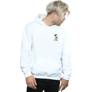 Disney Men's Minnie Mouse Kick Chest Hoodie in White Size: Medium White M Disney Men's Minnie Mouse Kick Chest Hoodie in White Size: Medium White M