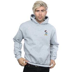 Disney Men's Minnie Mouse Kick Chest Hoodie in Grey Size: Small Grey S Disney Men's Minnie Mouse Kick Chest Hoodie in Grey Size: Small Grey S