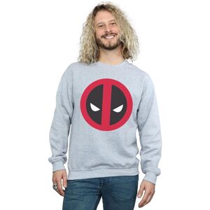 Marvel Men's Deadpool Large Clean Logo Sweatshirt in Grey Size: Medium Grey M Marvel Men's Deadpool Large Clean Logo Sweatshirt in Grey Size: Medium Grey M