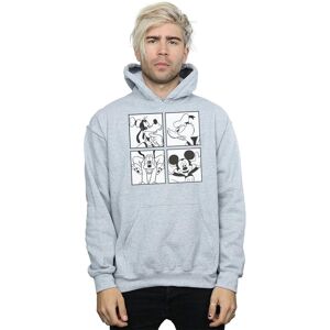 Disney Men's Mickey, Donald, Goofy & Pluto Boxed Hoodie in Grey Size: Medium Grey M Disney Men's Mickey, Donald, Goofy & Pluto Boxed Hoodie in Grey Size: Medium Grey M