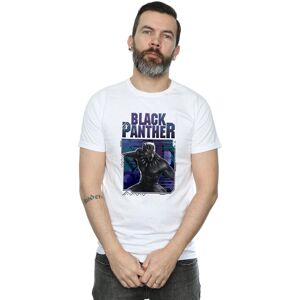 Marvel Men's Black Panther Tech Badge T-Shirt in White Size: Small White S Marvel Men's Black Panther Tech Badge T-Shirt in White Size: Small White S