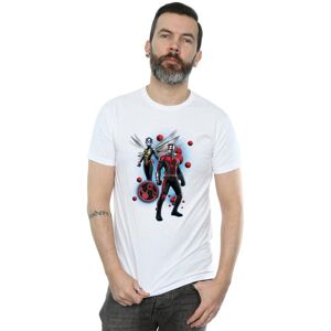 Marvel Men's Ant-Man & The Wasp Particle Pose T-Shirt in White Size: 3XL White 3XL Marvel Men's Ant-Man & The Wasp Particle Pose T-Shirt in White Size: 3XL White 3XL
