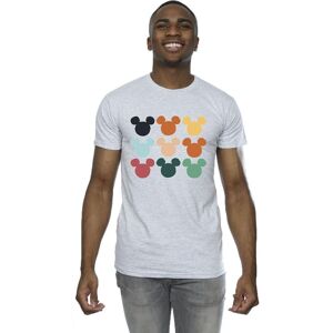 Disney Men's Mickey Mouse Heads Square T-Shirt in Grey Size: 5XL Grey 5XL Disney Men's Mickey Mouse Heads Square T-Shirt in Grey Size: 5XL Grey 5XL