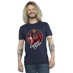 Marvel Men's What If Captain Carter T-Shirt in Navy Size: Medium Navy M Marvel Men's What If Captain Carter T-Shirt in Navy Size: Medium Navy M