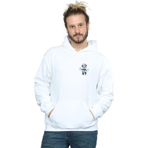 Disney Men's Minnie Mouse Dancing Chest Hoodie in White Size: Medium White M Disney Men's Minnie Mouse Dancing Chest Hoodie in White Size: Medium White M