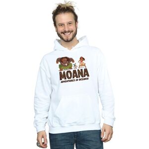 Disney Men's Moana Adventures in Oceania Hoodie in White Size: 3XL White 3XL Disney Men's Moana Adventures in Oceania Hoodie in White Size: 3XL White 3XL