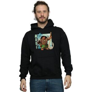 Disney Men's Moana Maui Hoodie in Black Size: 3XL Black 3XL Disney Men's Moana Maui Hoodie in Black Size: 3XL Black 3XL