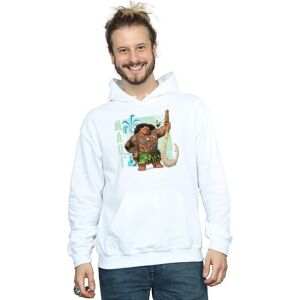 Disney Men's Moana Maui Hoodie in White Size: Medium White M Disney Men's Moana Maui Hoodie in White Size: Medium White M