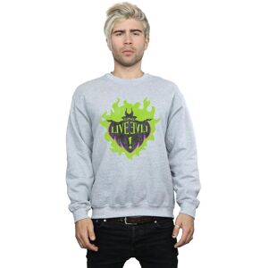 Disney Men's The Descendants Maleficent Long Live Sweatshirt in Grey Size: Large Grey L Disney Men's The Descendants Maleficent Long Live Sweatshirt in Grey Size: Large Grey L