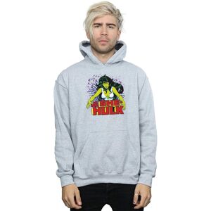 Marvel Men's The Savage She-Hulk Hoodie in Grey Size: Small Grey S Marvel Men's The Savage She-Hulk Hoodie in Grey Size: Small Grey S