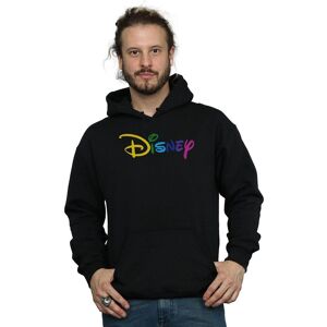 Disney Men's Colour Logo Hoodie in Black Size: Medium Black M Disney Men's Colour Logo Hoodie in Black Size: Medium Black M