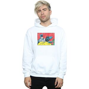 DC Comics Men's Batman Robin Slap Hoodie in White Size: 5XL White 5XL DC Comics Men's Batman Robin Slap Hoodie in White Size: 5XL White 5XL