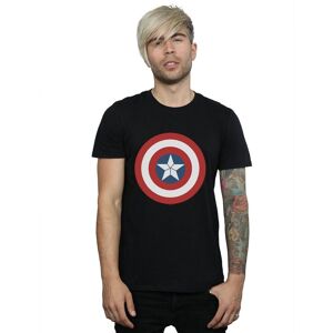 Marvel Men's Captain America Civil War Shield T-Shirt in Black Size: Small Black S Marvel Men's Captain America Civil War Shield T-Shirt in Black Size: Small Black S