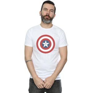 Marvel Men's Captain America Civil War Shield T-Shirt in White Size: 3XL White 3XL Marvel Men's Captain America Civil War Shield T-Shirt in White Size: 3XL White 3XL