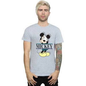 Disney Men's Mickey Mouse Letters T-Shirt in Grey Size: Medium Grey M Disney Men's Mickey Mouse Letters T-Shirt in Grey Size: Medium Grey M