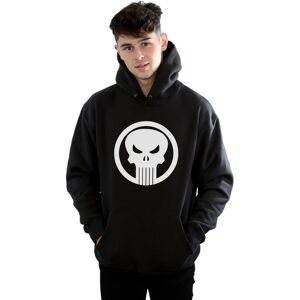 Marvel Men's The Punisher Skull Circle Hoodie in Black Size: Medium Black M Marvel Men's The Punisher Skull Circle Hoodie in Black Size: Medium Black M