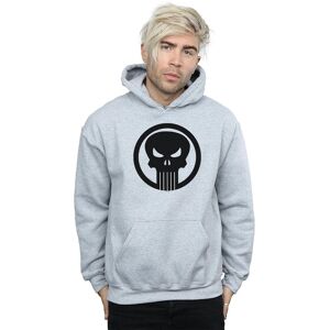 Marvel Men's The Punisher Skull Circle Hoodie in Grey Size: 3XL Grey 3XL Marvel Men's The Punisher Skull Circle Hoodie in Grey Size: 3XL Grey 3XL