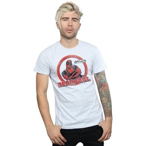 Marvel Men's Deadpool Seriously Speech Bubble T-Shirt in Grey Size: XL Grey XL Marvel Men's Deadpool Seriously Speech Bubble T-Shirt in Grey Size: XL Grey XL
