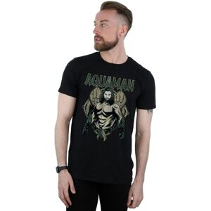 DC Comics Men's Aquaman Scales T-Shirt in Black Size: 4XL Black 4XL DC Comics Men's Aquaman Scales T-Shirt in Black Size: 4XL Black 4XL
