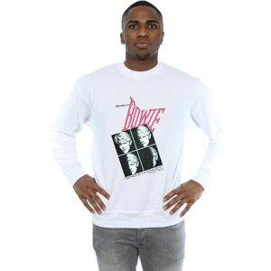 David Bowie Men's Serious Moonlight Tour 83 Sweatshirt in White Size: 3XL White 3XL David Bowie Men's Serious Moonlight Tour 83 Sweatshirt in White Size: 3XL White 3XL