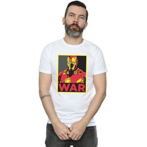 Marvel Men's Avengers Infinity War Iron Man War T-Shirt in White Size: 3XL White 3XL Marvel Men's Avengers Infinity War Iron Man War T-Shirt in White Size: 3XL White 3XL