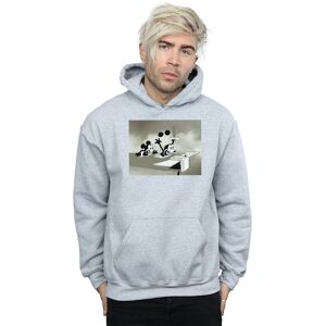 Disney Men's Mickey Mouse Crazy Pilot Hoodie in Grey Size: Medium Grey M Disney Men's Mickey Mouse Crazy Pilot Hoodie in Grey Size: Medium Grey M