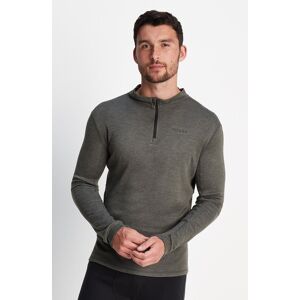 TOG24 Men's 'Meru' Cashmere Touch Base Layer Quarter Zip in Dark Grey Size: Small Dark Grey S TOG24 Men's 'Meru' Cashmere Touch Base Layer Quarter Zip in Dark Grey Size: Small Dark Grey S