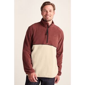 TOG24 Men's 'Kirton' Fleece Zip Neck in Burgundy Size: Large Burgundy L TOG24 Men's 'Kirton' Fleece Zip Neck in Burgundy Size: Large Burgundy L