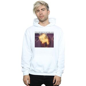 Disney Men's Tinker Bell Follow Me Hoodie in White Size: 4XL White 4XL Disney Men's Tinker Bell Follow Me Hoodie in White Size: 4XL White 4XL