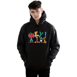 Disney Mickey Mouse Hoodie - Heavy Cotton - Black Large Disney Mickey Mouse Hoodie - Heavy Cotton - Black Large