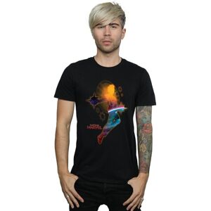 Marvel Men's Captain Nebula Flight T-Shirt in Black Size: 3XL Black 3XL Marvel Men's Captain Nebula Flight T-Shirt in Black Size: 3XL Black 3XL