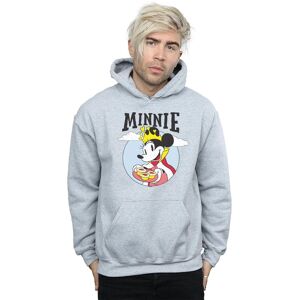 Disney Men's Minnie Mouse Queen Hoodie in Grey Size: Large Grey L Disney Men's Minnie Mouse Queen Hoodie in Grey Size: Large Grey L