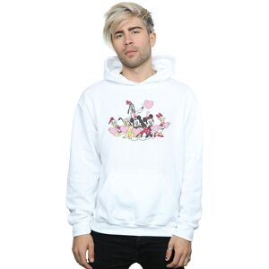 Disney Men's Mickey Mouse Love Friends Hoodie in White Size: 4XL White 4XL Disney Men's Mickey Mouse Love Friends Hoodie in White Size: 4XL White 4XL