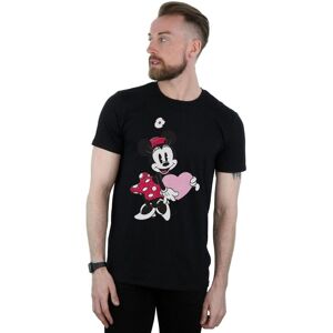 Disney Men's Minnie Mouse Love Heart T-Shirt in Black Size: 5XL Black 5XL Disney Men's Minnie Mouse Love Heart T-Shirt in Black Size: 5XL Black 5XL