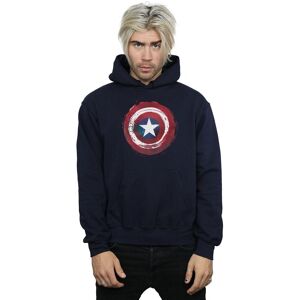 Marvel Men's Captain America Splatter Shield Hoodie in Navy Size: 3XL Navy 3XL Marvel Men's Captain America Splatter Shield Hoodie in Navy Size: 3XL Navy 3XL