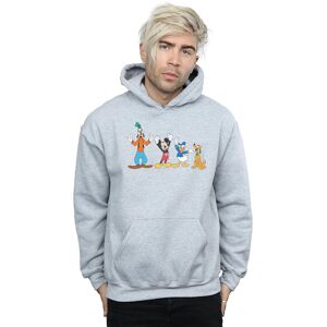 Disney Men's Mickey Mouse Friends Hoodie in Grey Size: Medium Grey M Disney Men's Mickey Mouse Friends Hoodie in Grey Size: Medium Grey M