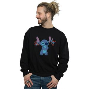 Disney Men's Lilo & Stitch Little Devils Sweatshirt in Black Size: 3XL Black 3XL Disney Men's Lilo & Stitch Little Devils Sweatshirt in Black Size: 3XL Black 3XL