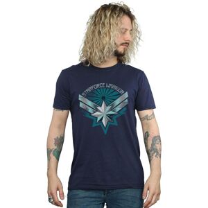 Marvel Men's Captain Starforce Warrior T-Shirt in Navy Size: 2XL Navy 2XL Marvel Men's Captain Starforce Warrior T-Shirt in Navy Size: 2XL Navy 2XL