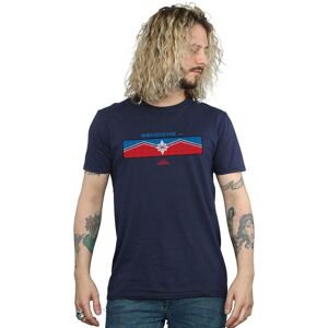 Marvel Men's Captain Sending T-Shirt in Navy Size: 4XL Navy 4XL Marvel Men's Captain Sending T-Shirt in Navy Size: 4XL Navy 4XL