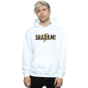 DC Comics Men's Shazam Text Logo Hoodie in White Size: 3XL White 3XL DC Comics Men's Shazam Text Logo Hoodie in White Size: 3XL White 3XL